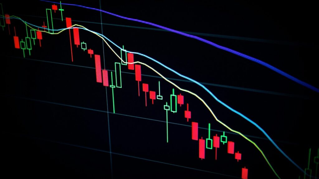 candlestick chart pattern ai stock valuations 